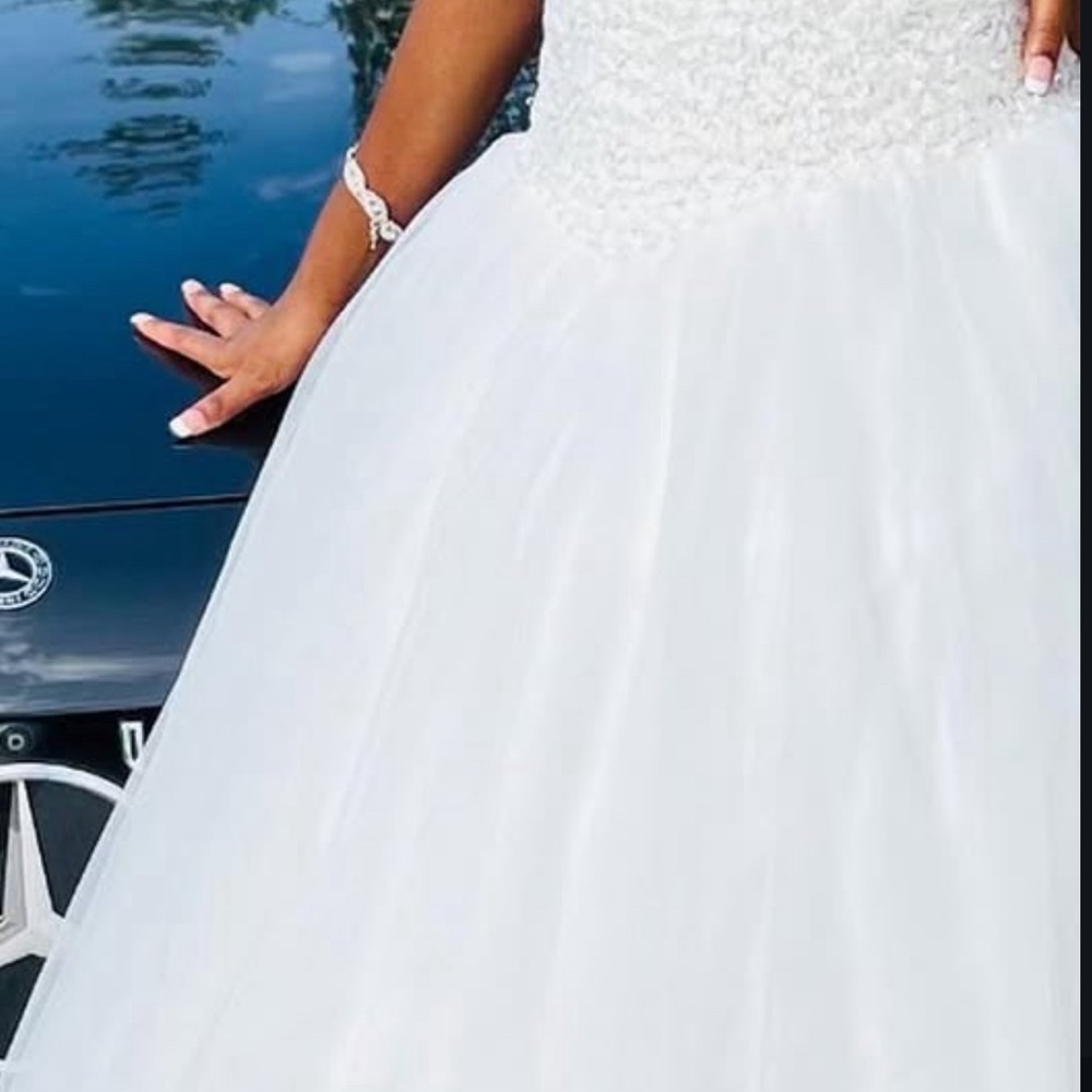 Elegant White  Dress